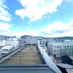 東山連峰を望む