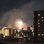 天神花火（2024年7月本物件より撮影）