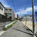 前面道路です。南側から撮影。(周辺)