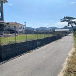 西側に4.0ｍの前面道路に接しています。